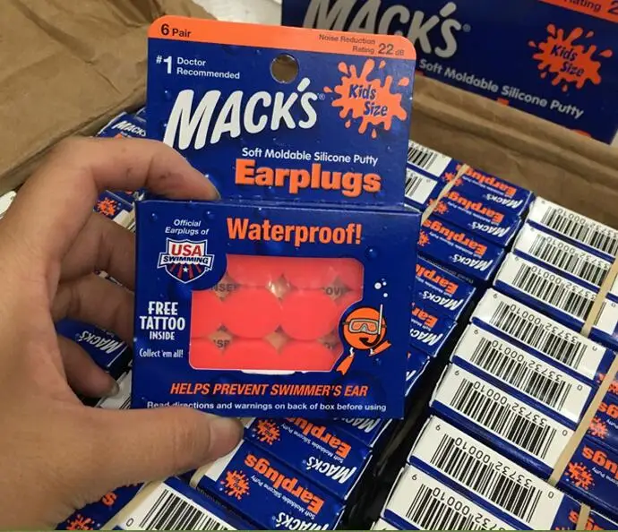 6 пар Детские Водонепроницаемые силиконовые беруши|ear earplug|earplugs kidsearplug waterproof |