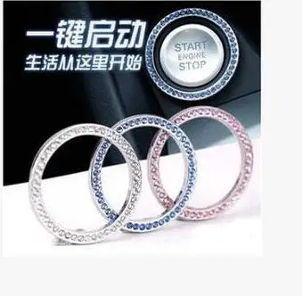 Car ignition switch decoration stickers For infiniti q50 nissan audi q7 a6 ford fiesta jeep wrangler mazda 2 car accessories | Автомобили