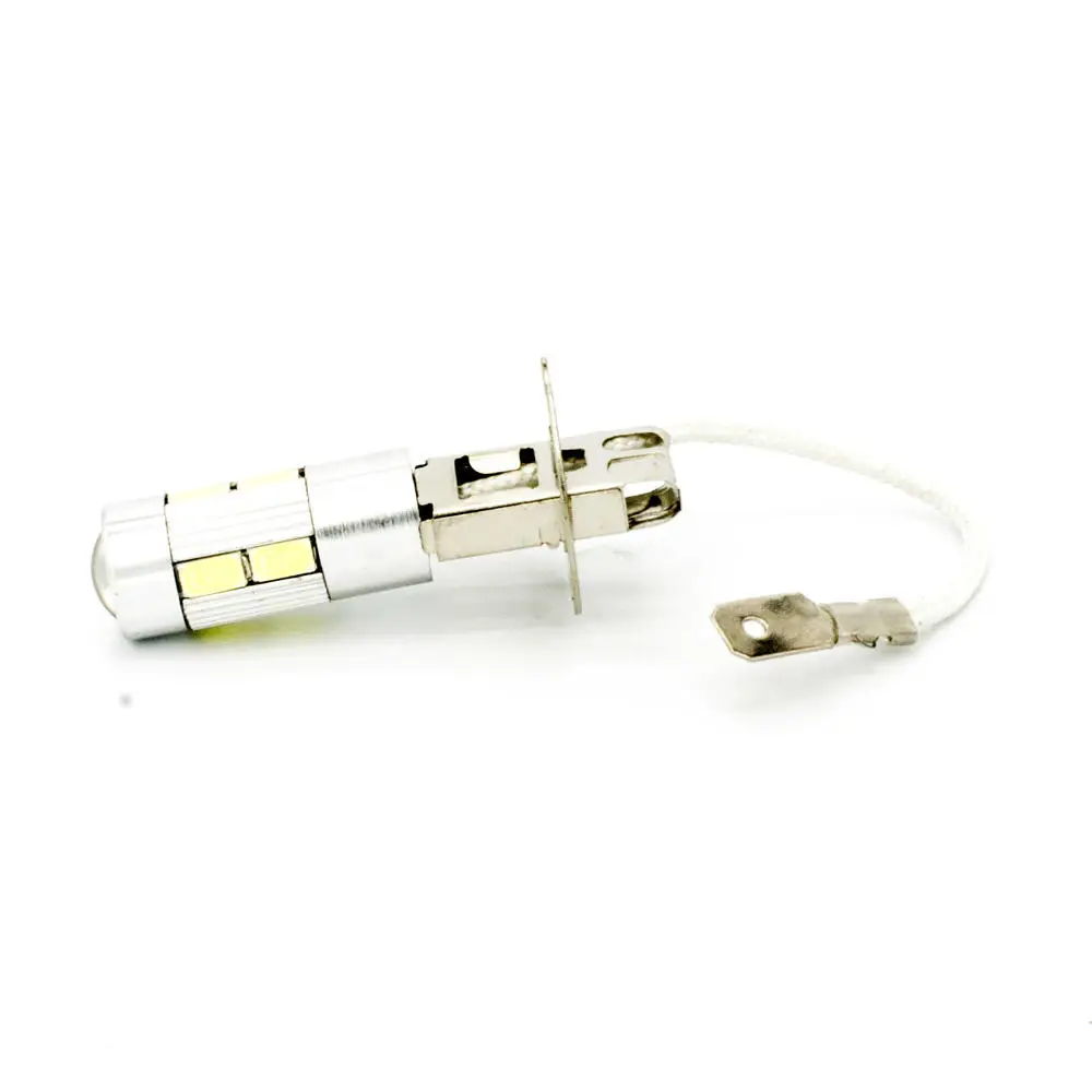 2x H3 PK22S 10 5730 SMD светодиодный с верхними линзами белые фары противотуманные лампа 12