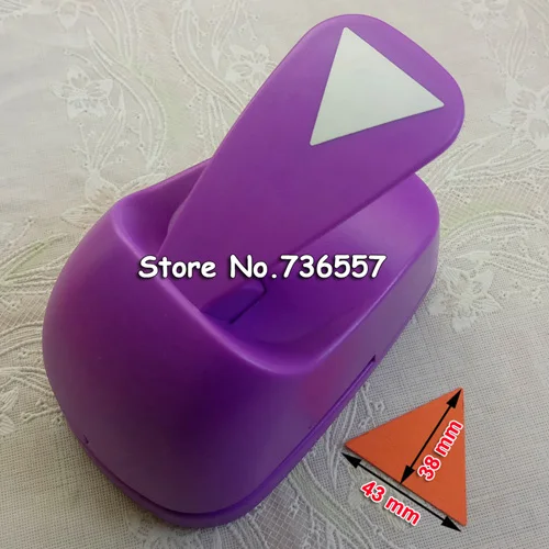 Большой 2 ''5 см круг furador бумажные удары для скрапбукинга ремесло perfurador diy для перфорации бумаги круг резак 3178 - Цвет: triangle
