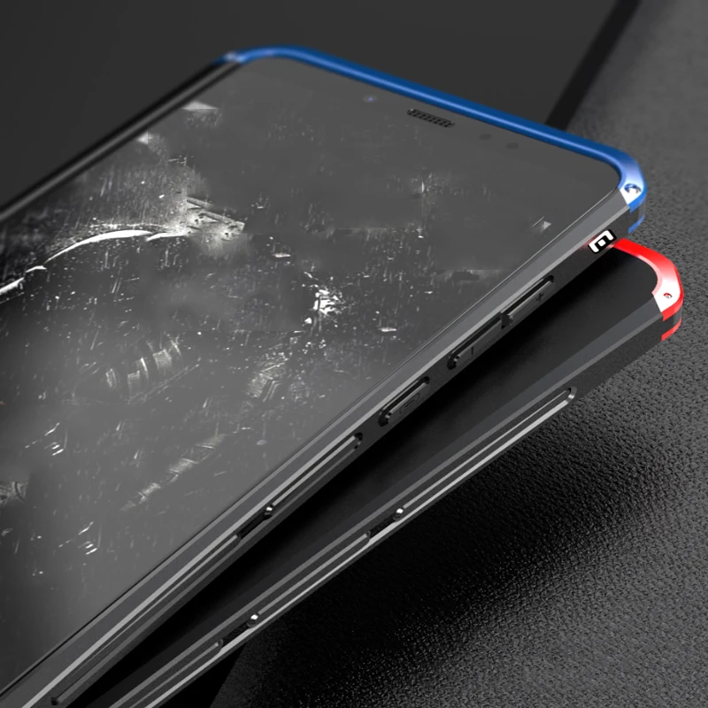 Чехлы для xaio mi x 2 S Чехол Capa с жесткой задней панелью металлический бампер Бизнес крышка чехол для телефона для mi x 2 S mi x2S металлический защитный чехол для телефона