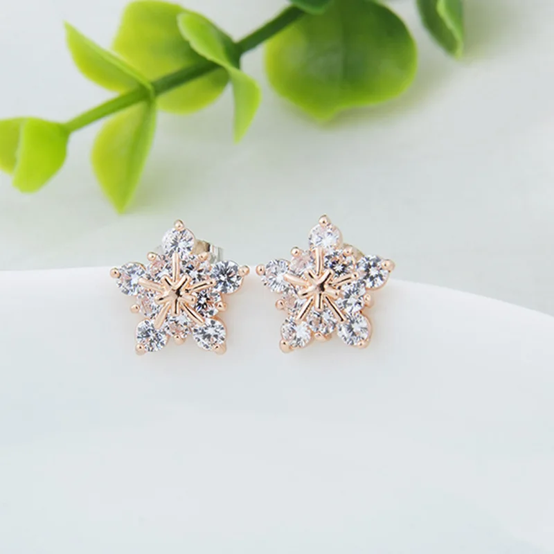 Кристальные серьги с цирконием кубической огранки для женщин Brincos свадебные