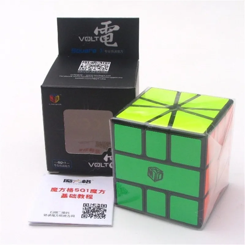 Qiyi mofangge квадратный 1 XDM X-Man Дизайн Вольт кв 1 Magic Cube SQ1 Скорость кубики для профессиональных Логические игрушки для детей-Раскрашенная