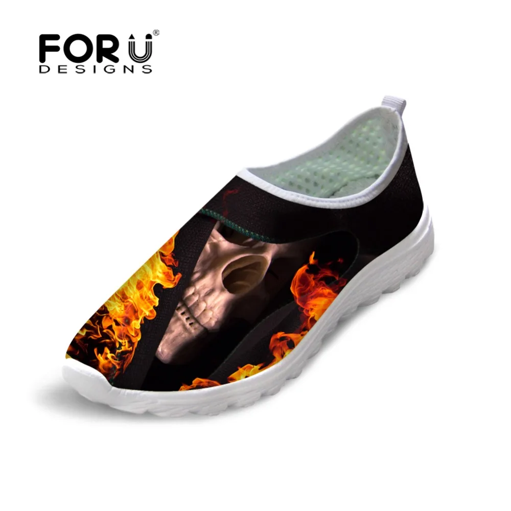 Повседневная обувь из сетчатого материала без шнуровки крутая мужская летняя