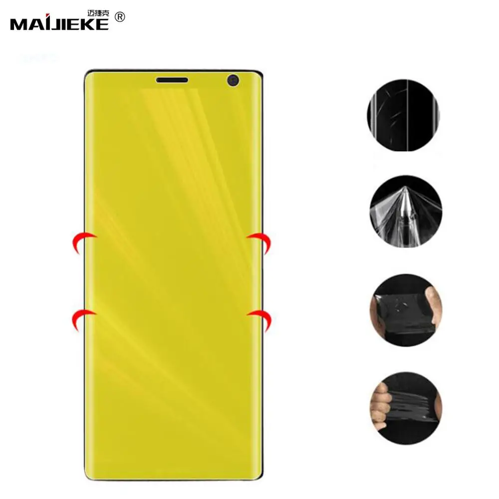 Мягкая Гидрогелевая 3d пленка с полным покрытием для Samsung Galaxy Note 10 и pro Защитная