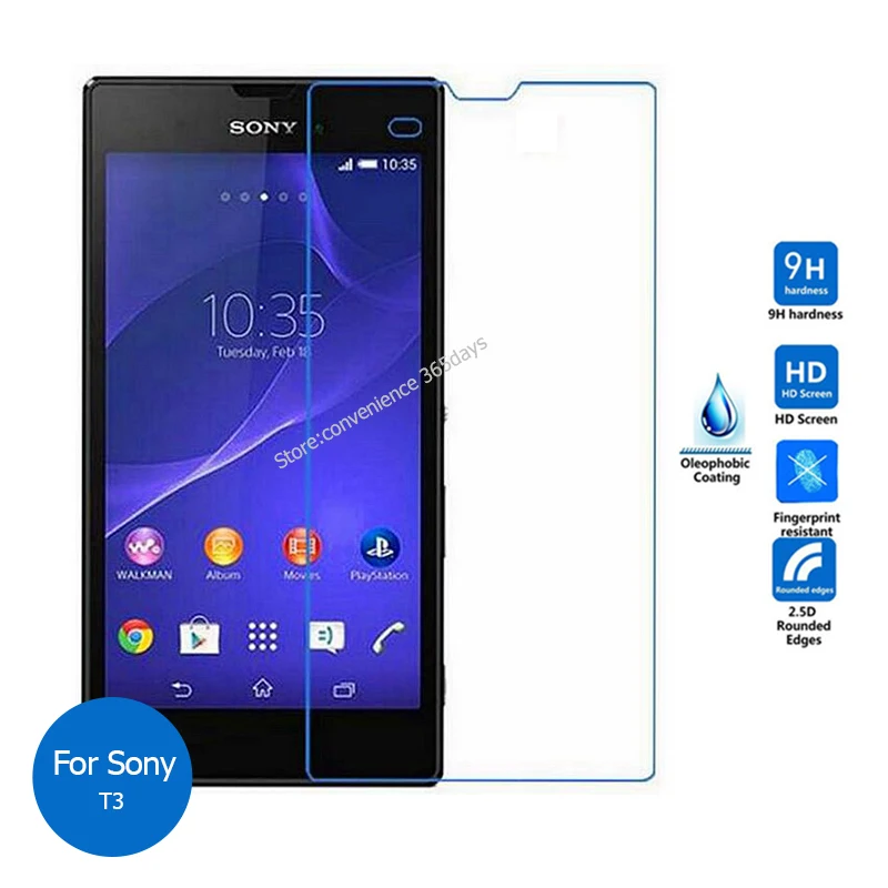 2 шт. закаленное стекло для защиты экрана Sony Xperia T3 защитная пленка 5 9h XperiaT3 T 3 3G Lte