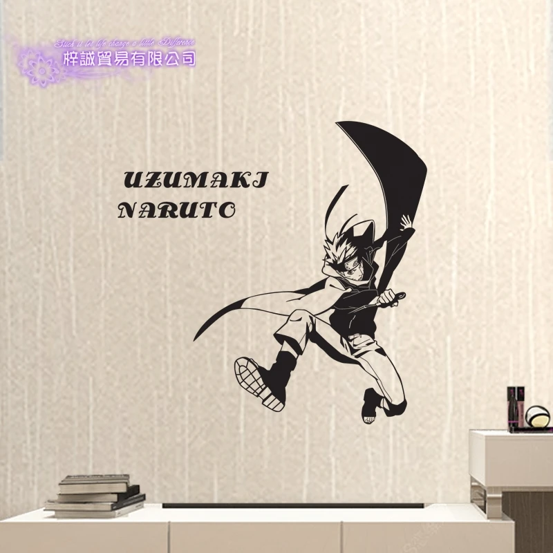 Uzumaki Наруто Наклейка на стену виниловая наклейка s Декор для дома декоративное