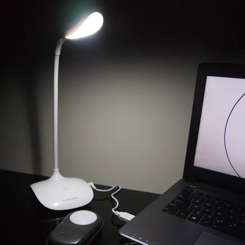 Регулируемый USB Перезаряжаемый сенсорный светодиодный светильник для чтения