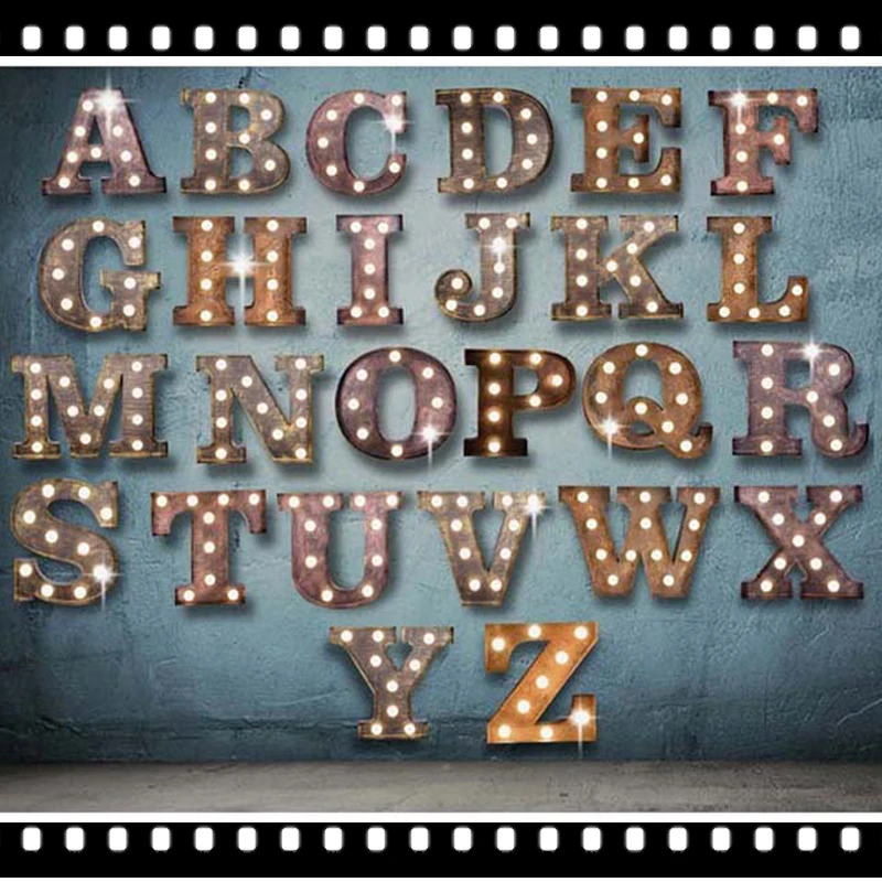 BOCHSBC железные буквы R лампы винтажный Бар Кафе рекламный щит Настенные