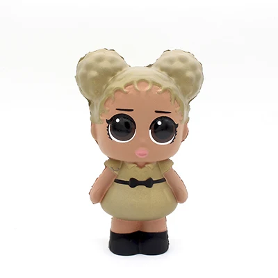Gold Doll Jumbo Squishy развлечения Squishe животные для детей снятия стресса у взрослых Squeeze игрушки - Цвет: Gold Doll