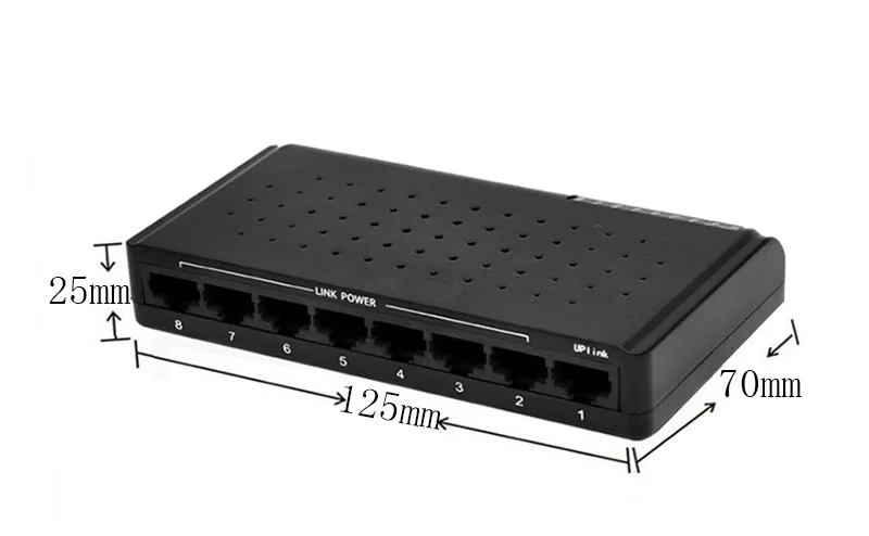Горячая 100 Мбит/с IEEE802.3x 8 портов S POE коммутатор мощность по Ethernet сетевой коммутатор Ethernet для ip-камеры VoIP телефон AP устройства
