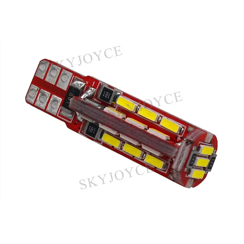 SKYJOYCE 50 ⑤ упак. Canbus T10 LED 27SMD W5W 4014 168 192 27LED без ошибок белый автомобильный Стайлинг