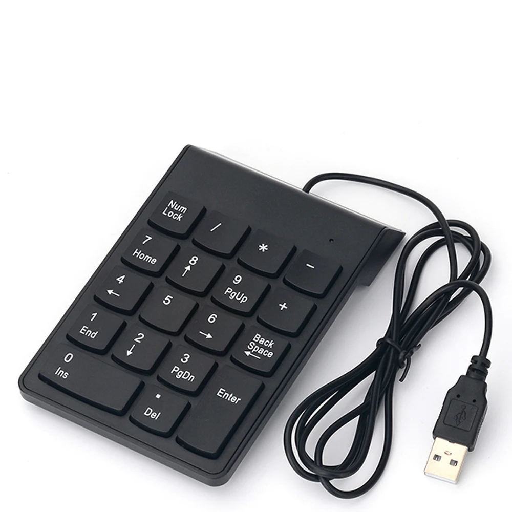 Mini Number Pad цифровая клавиатура Проводная USB Тонкий 18 клавиш для iMac/Mac Pro/MacBook Air/Pro