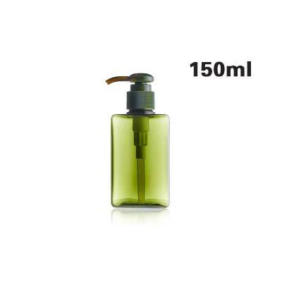 Green 150ml Пресс стиль портативный диспенсер для мыла ПЭТ Материал Ванная комната жидкое мыло бутылка путешествия косметический лосьон контейнеры бутылка - Цвет: Green 150ml
