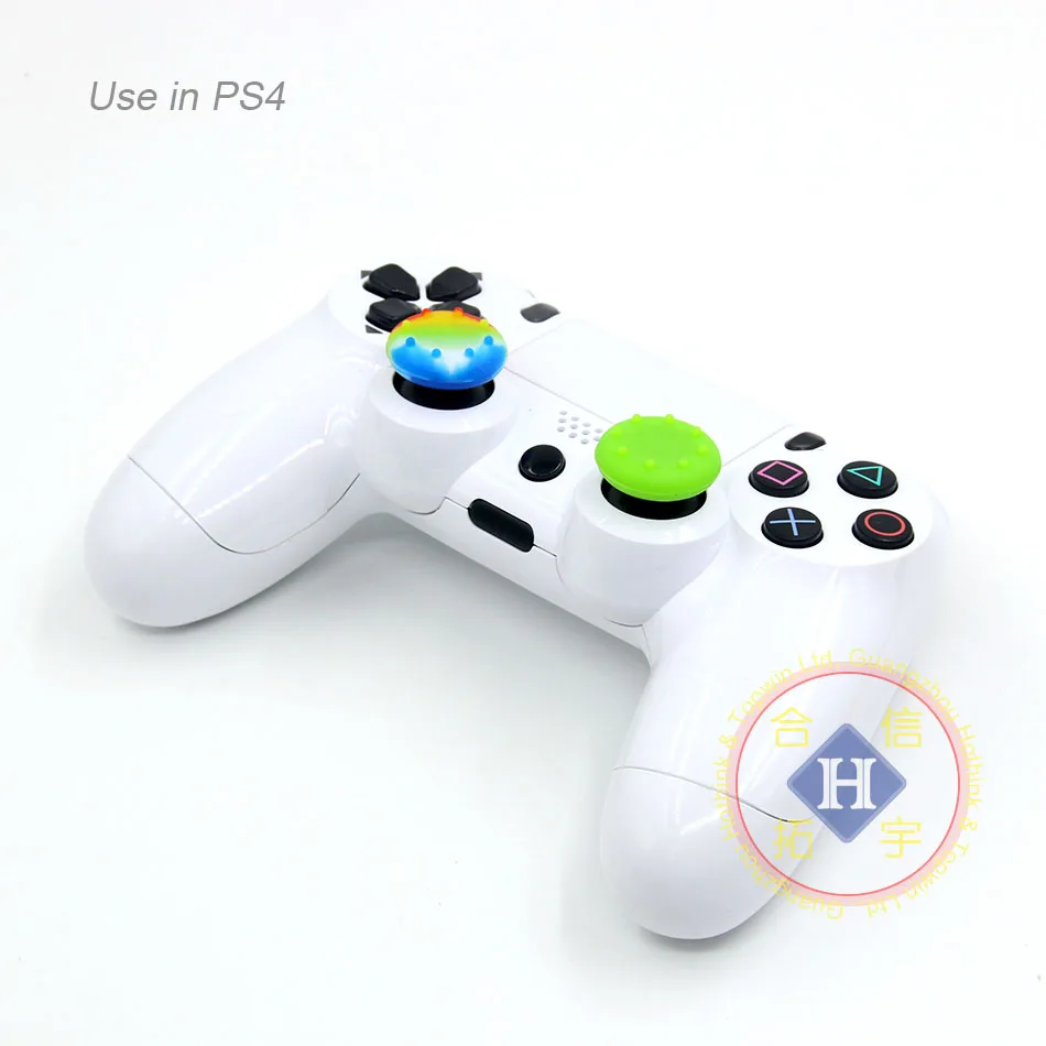 HOTHINK 10 шт. джойстик Кепки s силиконовые сцепление Кнопка Крышка для PS4 контроллера