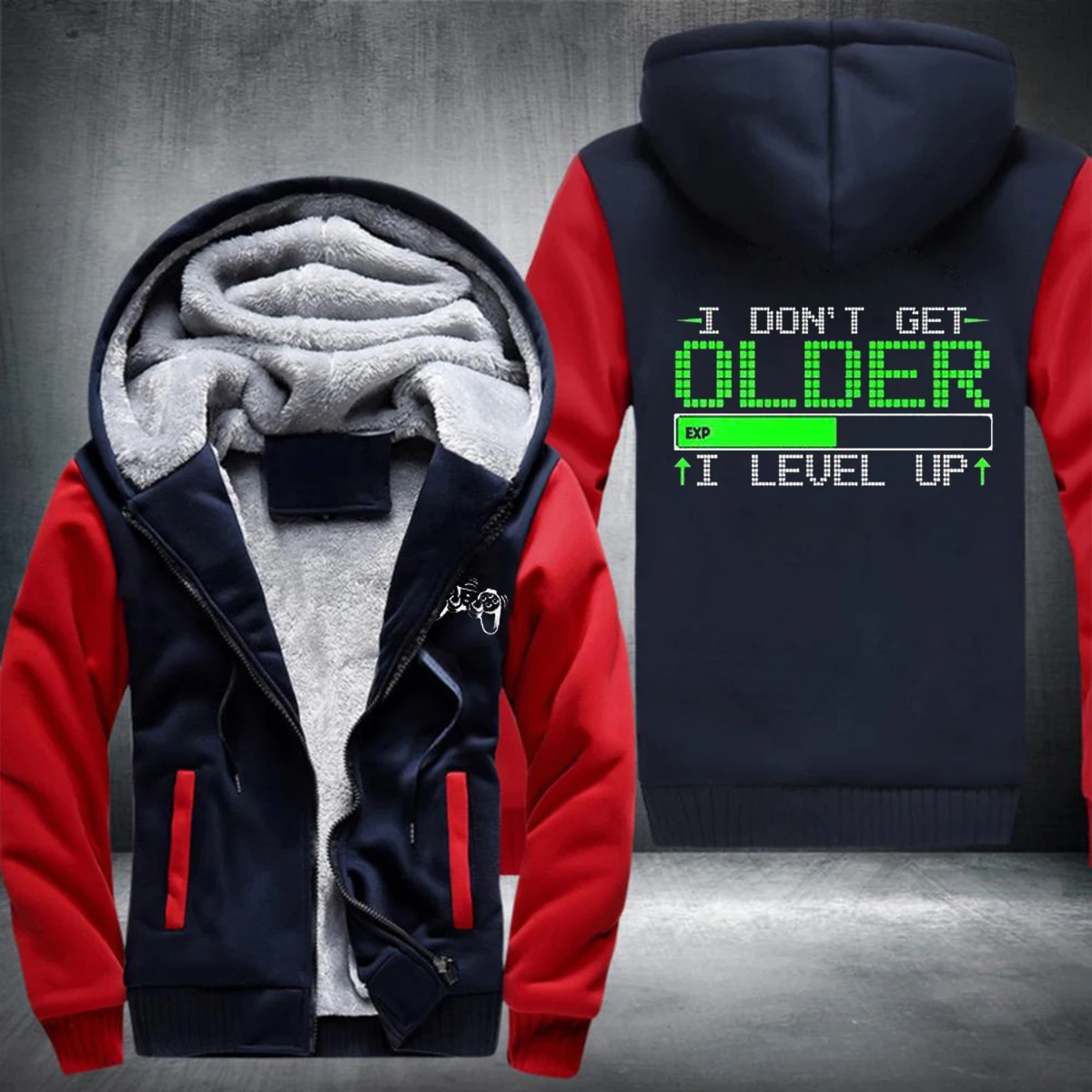 Новинка мужские толстовки Свитшот в стиле пэчворк с надписью i't get Not older game