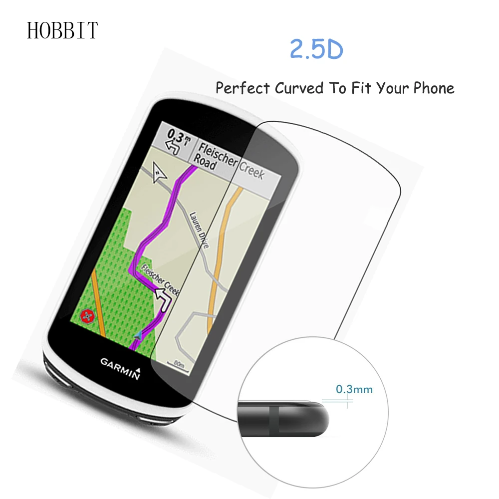 2 упаковки для Garmin Edge 1030 0 3 мм 2.5D 9H закаленное стекло защиты экрана ультратонкая