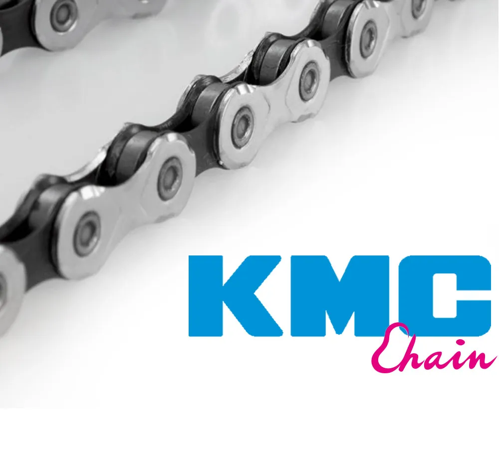 KMC Z410 1/8 односкоростная цепь с фиксированной передачей велосипедная цепь 112L городской Досуг велосипед Складная велосипедная цепь многоцветная велосипедная цепь 390 г