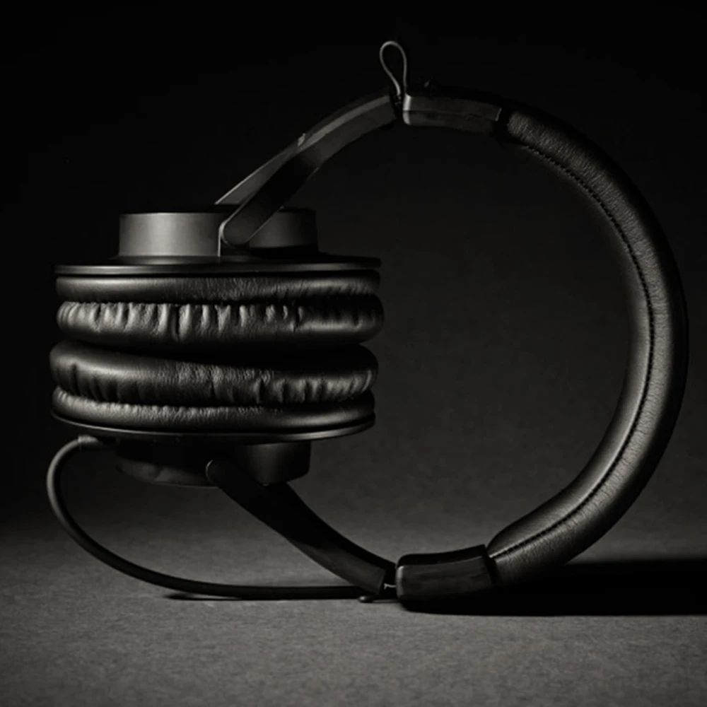 Audio-Technica, профессиональные мониторные наушники, ATH-M20x, Накладные наушники, закрытые сзади, динамические наушники, глубокий бас, звук, проводные наушники
