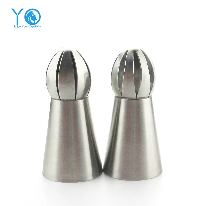 2 шт./лот сферические наконечники для глазирования инструменты украшения кексов
