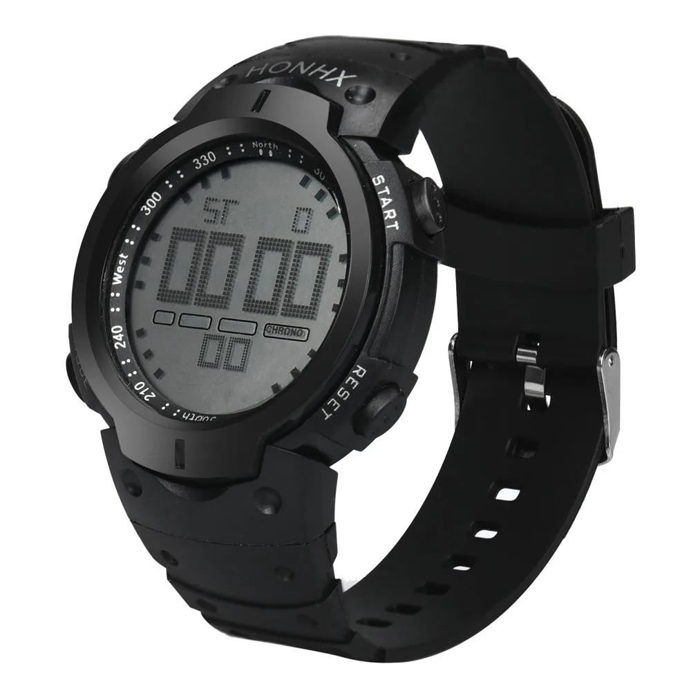 Timezone#402 модные мужские часы с ЖК цифровым секундомером и датой, водонепроницаемые спортивные наручные часы