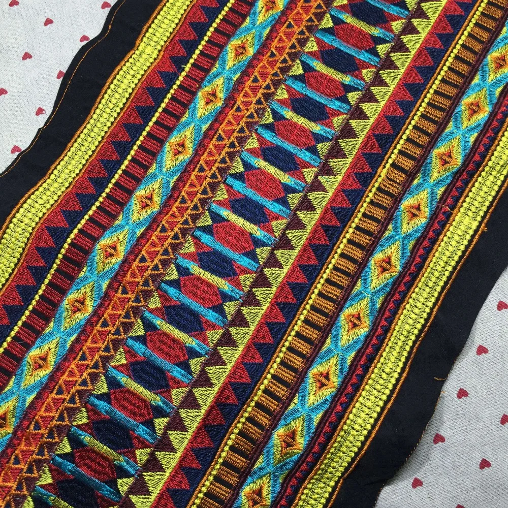 Miao вышивка hmong родное Тканое полотно лента в стиле бохо аксессуары для рукоделия