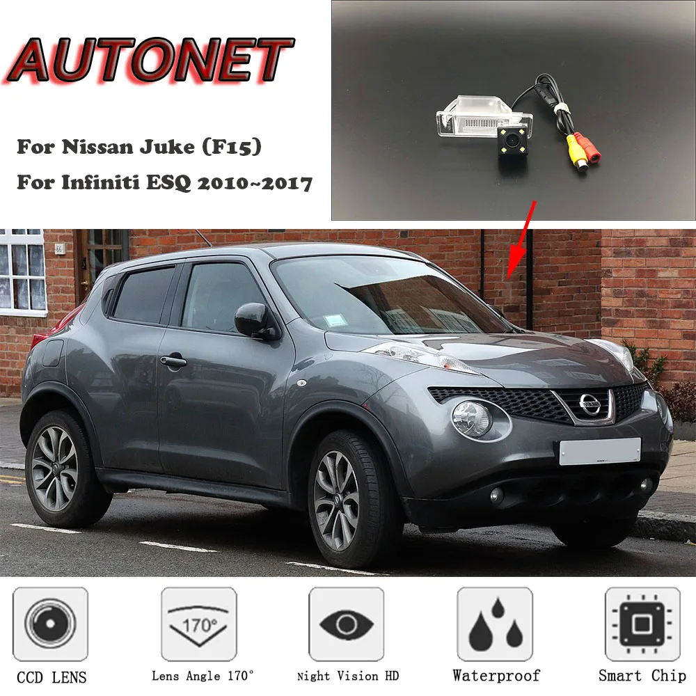 Камера заднего вида для Nissan Juke (F15) Infiniti ESQ 2010 ~ 2017 CCD/HD|Камеры авто| |