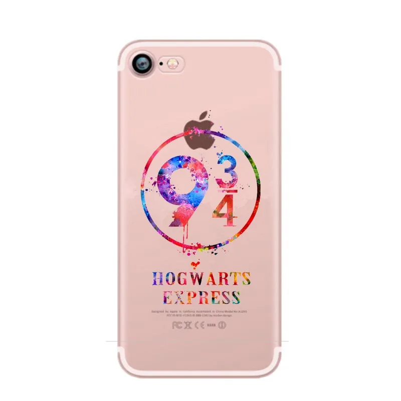 LOVINA чехлы на платформе Гарри Поттера 9 3/4 Hogwarts Expres чехол для iPhone 8 8Plus Мягкий