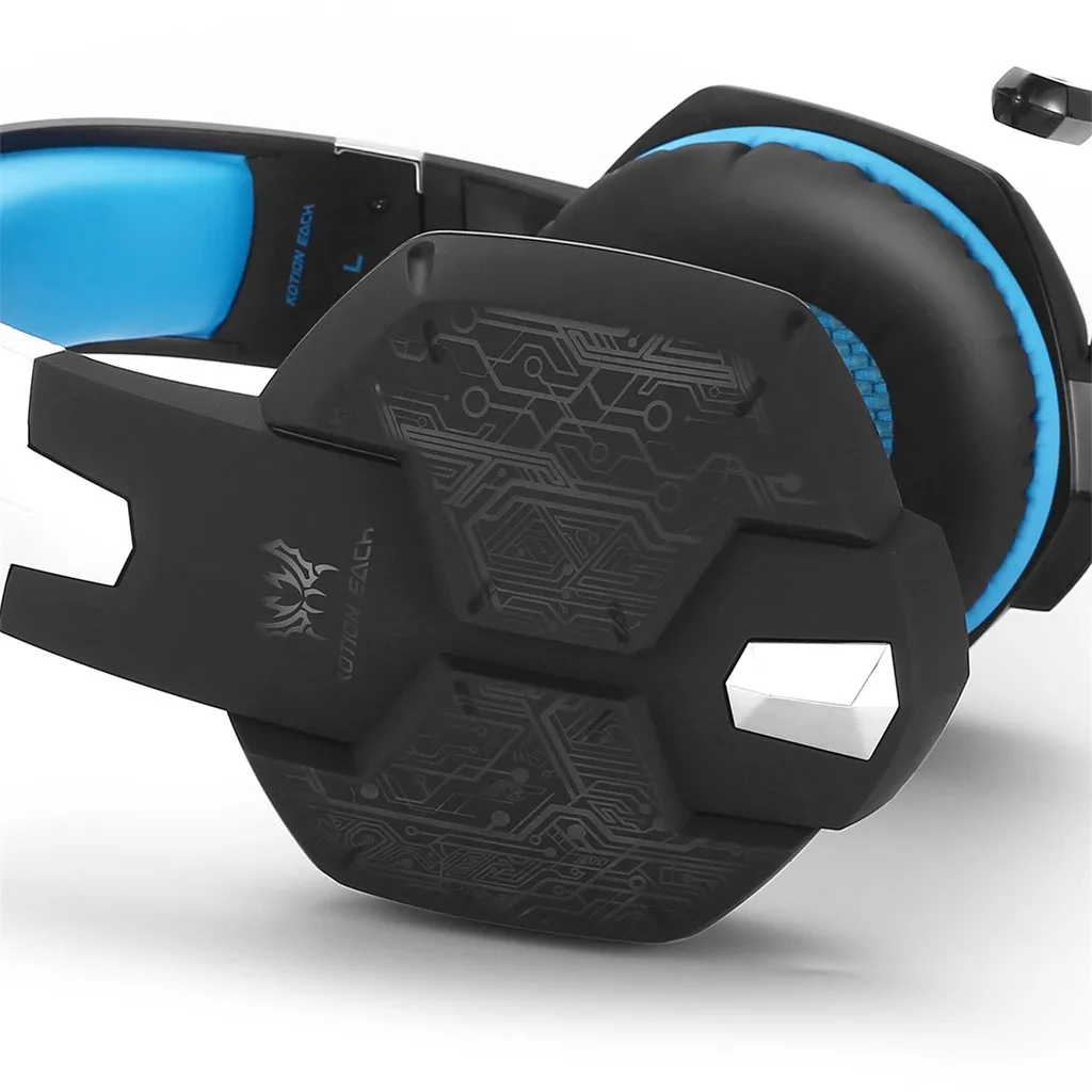 KOTION EACH G1000 Проводные шокирующие басы Игровые наушники с микрофоном гарнитура