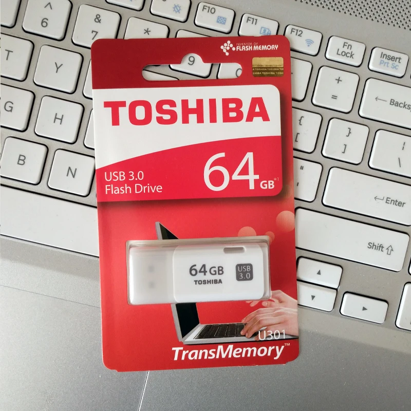 TOSHIBA USB флеш накопитель 100% оригинал 3 0 16 ГБ 32 64 U301 реальная емкость пластиковая