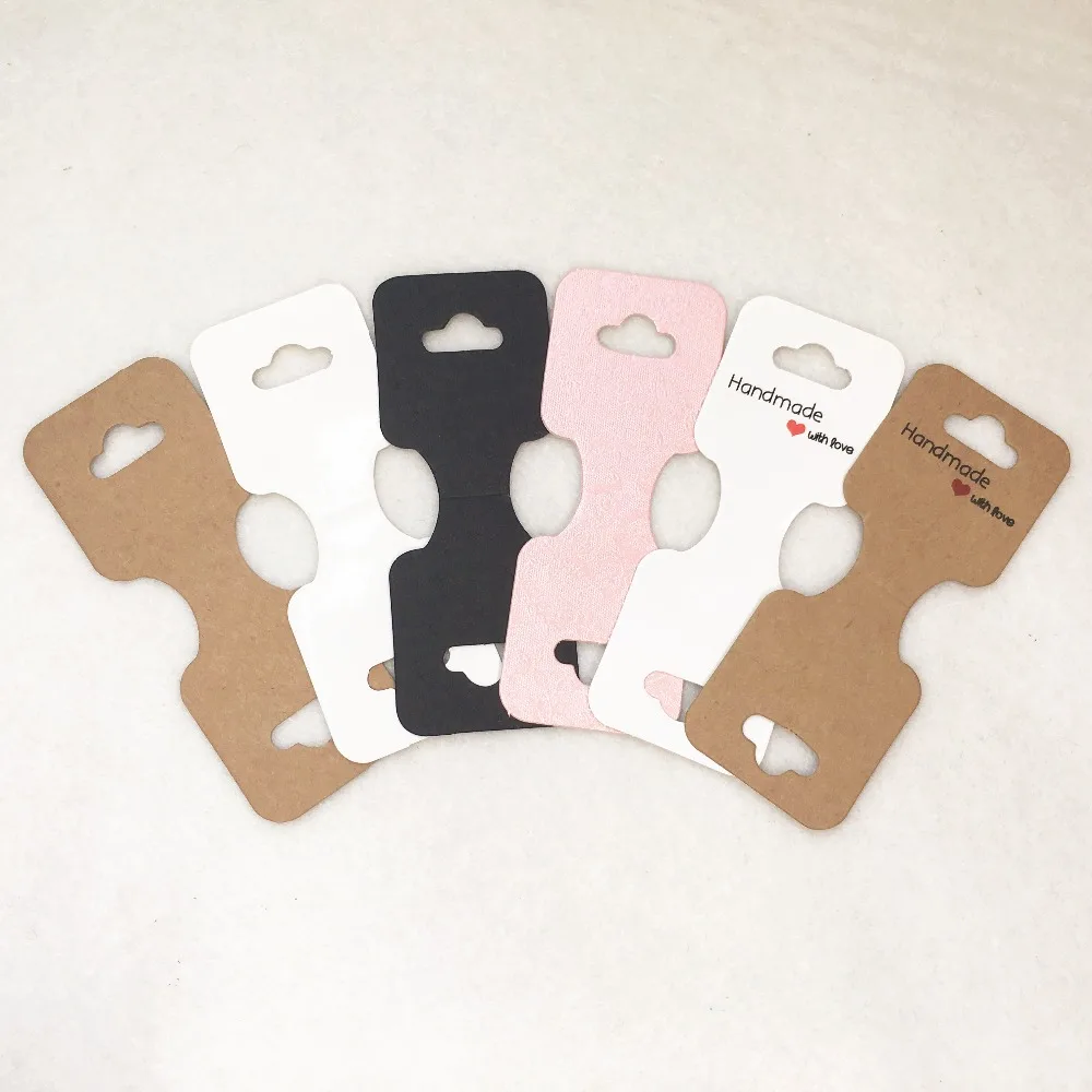 Многоцветные бумажные карточки для ожерелий 200 шт. ручная работа с надписью love