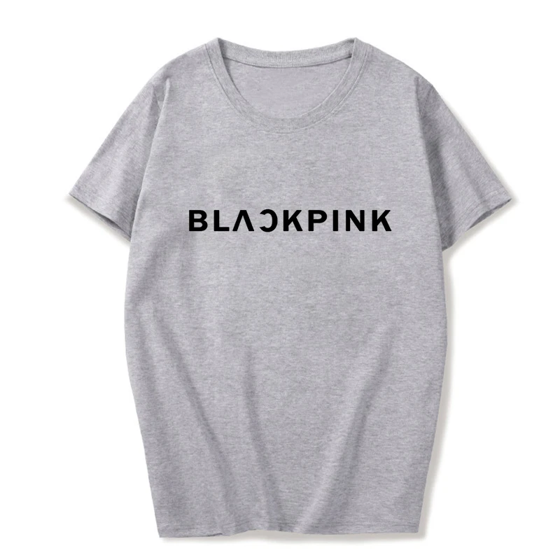 K-pop Girl Group черная розовая футболка с принтом женская модная футболка Harajuku Ulzzang Girl Crash Fans альбом концертный подарок