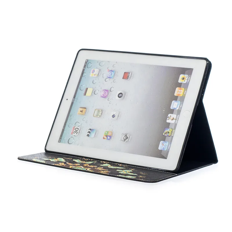 Чехол с откидной крышкой и подставкой для iPad 2 3 4 чехол планшета из искусственной