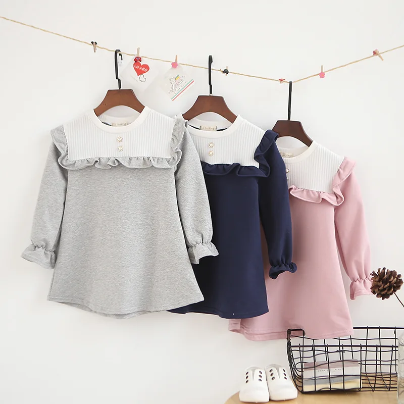 От 2 до 7 лет Новинка 2017 г. оптовая продажа осень хлопок Длинные рукава Обувь для