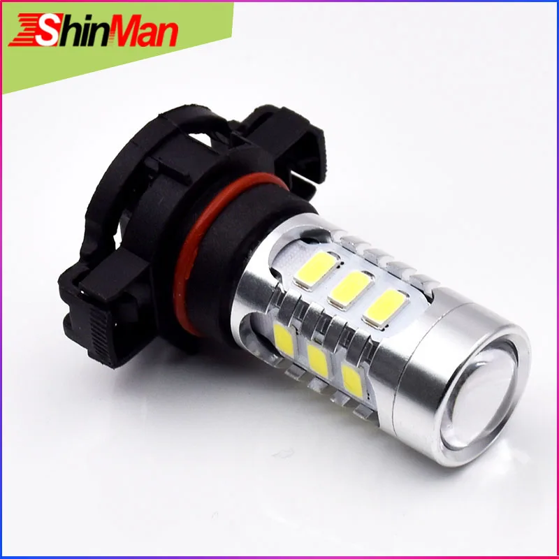 ShinMan высокой мощности для samsung 5730 чип светодиодный 5202 PSY24W S19W H16 светодиодный лампы для мотоцикла поворотники светодиодный фары дальнего света