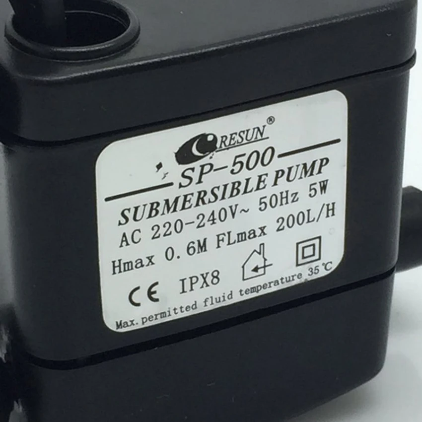 200L/ч 5W погружной водяной насос для аквариума настольные фонтанчики пруд водные