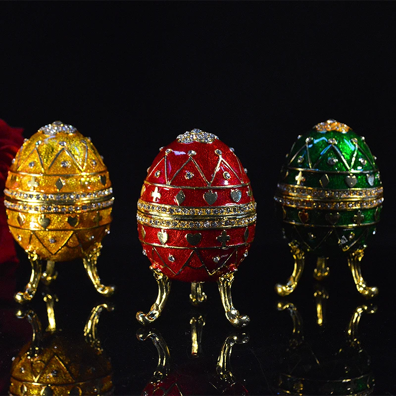 QIFU Новое поступление подарок для домашнего декора из России|craft metal|craft decorationcraft egg