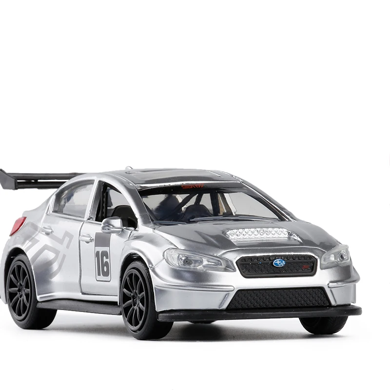 Высококачественная модель автомобиля SUBARU WRX STI в масштабе 1/32 металлическая