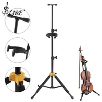 portable folding stand aluminum alloy floor violin ukulele stand with stable tripod holder