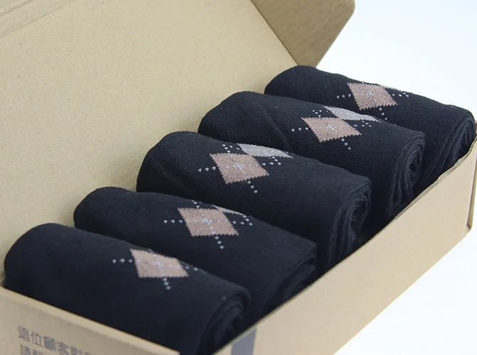 Носки мужские с принтом ромба 5 цветов|socks toe socks|socks exportsock file |