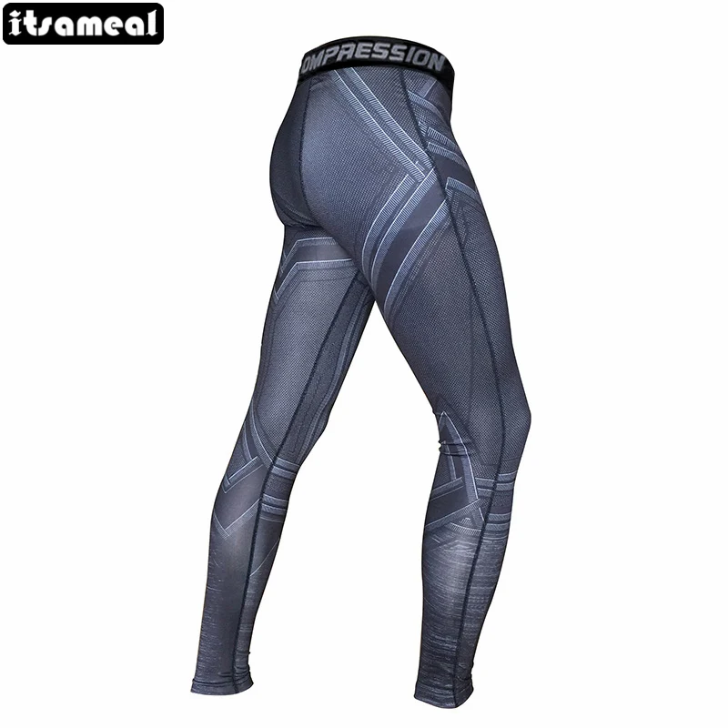 Черные Пантеры с 3D принтом женские леггинсы Капитан Америка компрессионные