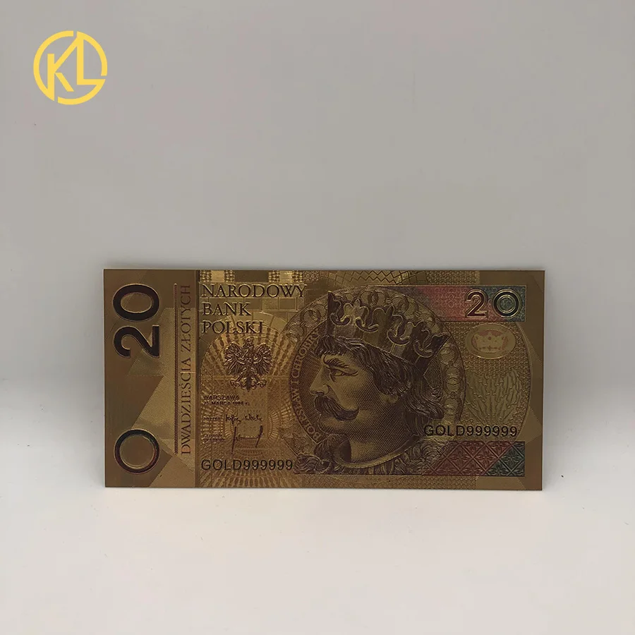 Лидер продаж 8 видов конструкций Цветной золото Фольга лак Банкноты набор 50 100 200