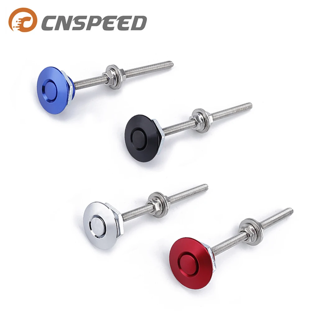 

CNSPEED накладка на капот автомобиля Блокировка Модификация аксессуары мини крышка замок Авто маленький замок капот Универсальный DP017-32 YC101404