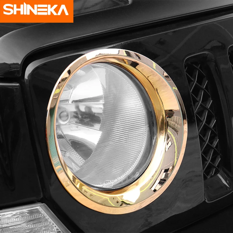 SHINEKA колпачки лампы ABS автомобильные передние фары декоративные крышки отделка