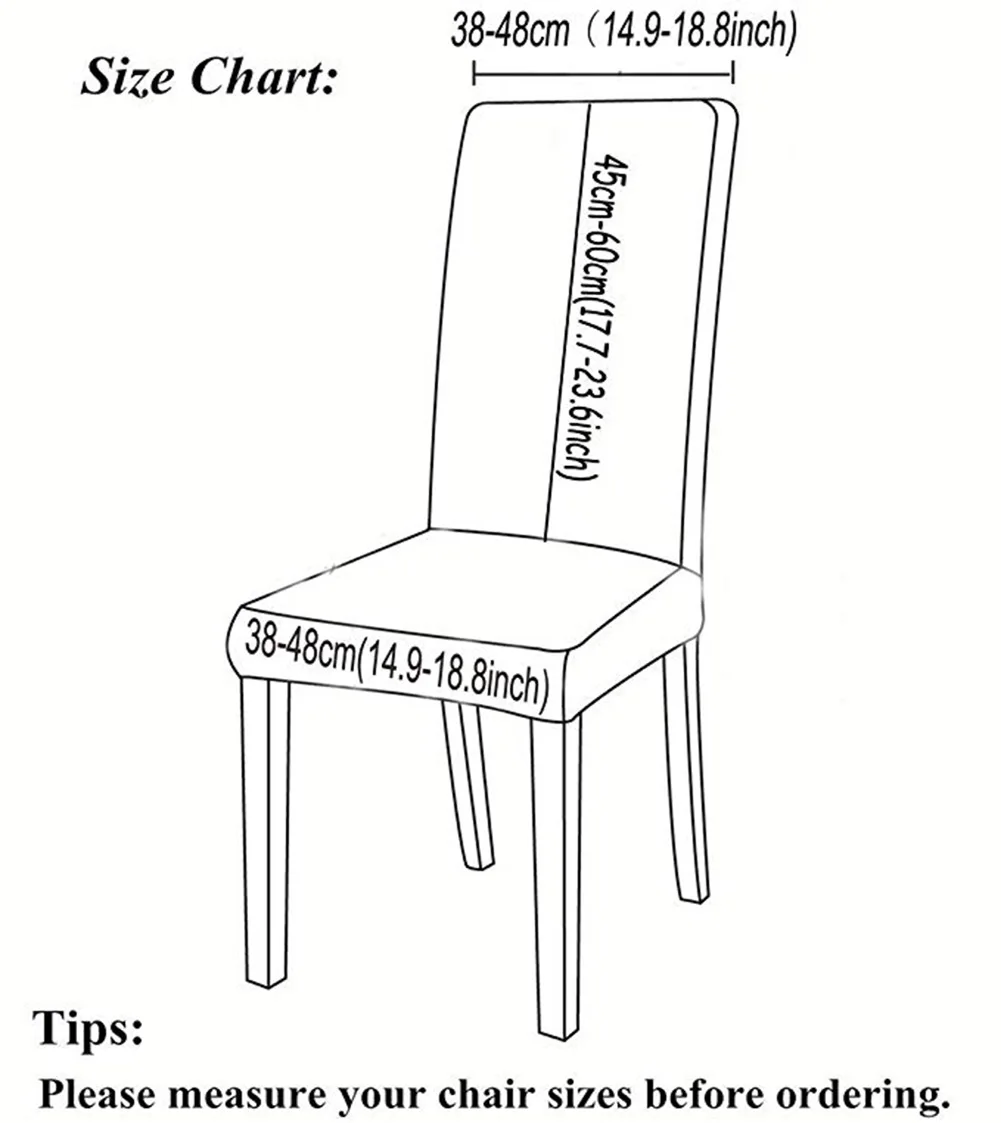 Стрейчевые Чехлы Meijuner для стульев Защитные чехлы с принтом дома гостиницы