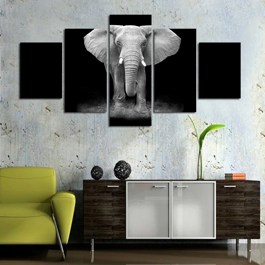 Животных Elephent картина холст стены Книги по искусству живопись украшение дома