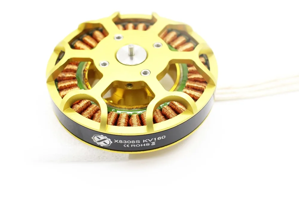 X8308S бесщеточный двигатель kv90 kv160 180 Высокая мощность загрузочный двигатель для большой гексакоптер октокоптер сельскохозяйственный Дрон HLY W9225