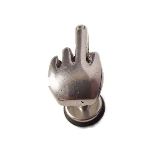 Серьги-пусеты в форме пальца мужские серьги-Пусеты Из Нержавеющей Стали стиле