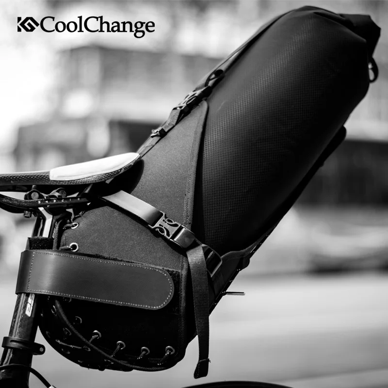 Складная Водонепроницаемая велосипедная сумка CoolChange 20L большой вместимости
