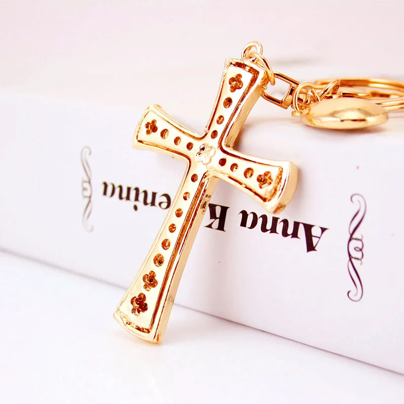 Брелок в виде креста брелок со стразами|keychain keyring|cross keychainpurse charms |